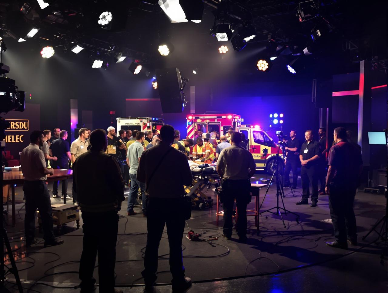 某综艺录制现场突发意外，工作人员受伤送医